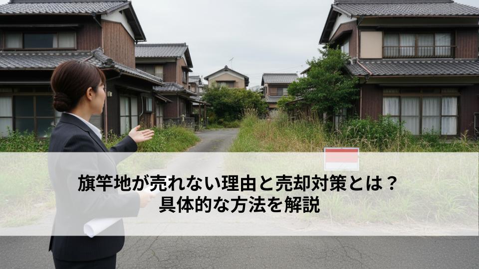 旗竿地が売れない理由と売却対策とは?具体的な方法を解説