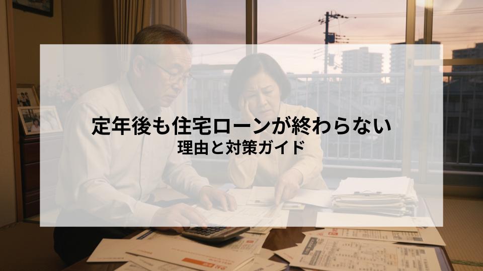 定年後も住宅ローンが終わらない理由と対策ガイド